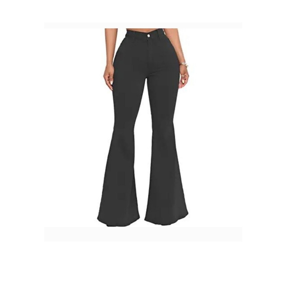 NWOT Bell Bottom Jeans, High Waisted Skinny Flare Pants Wide Leg